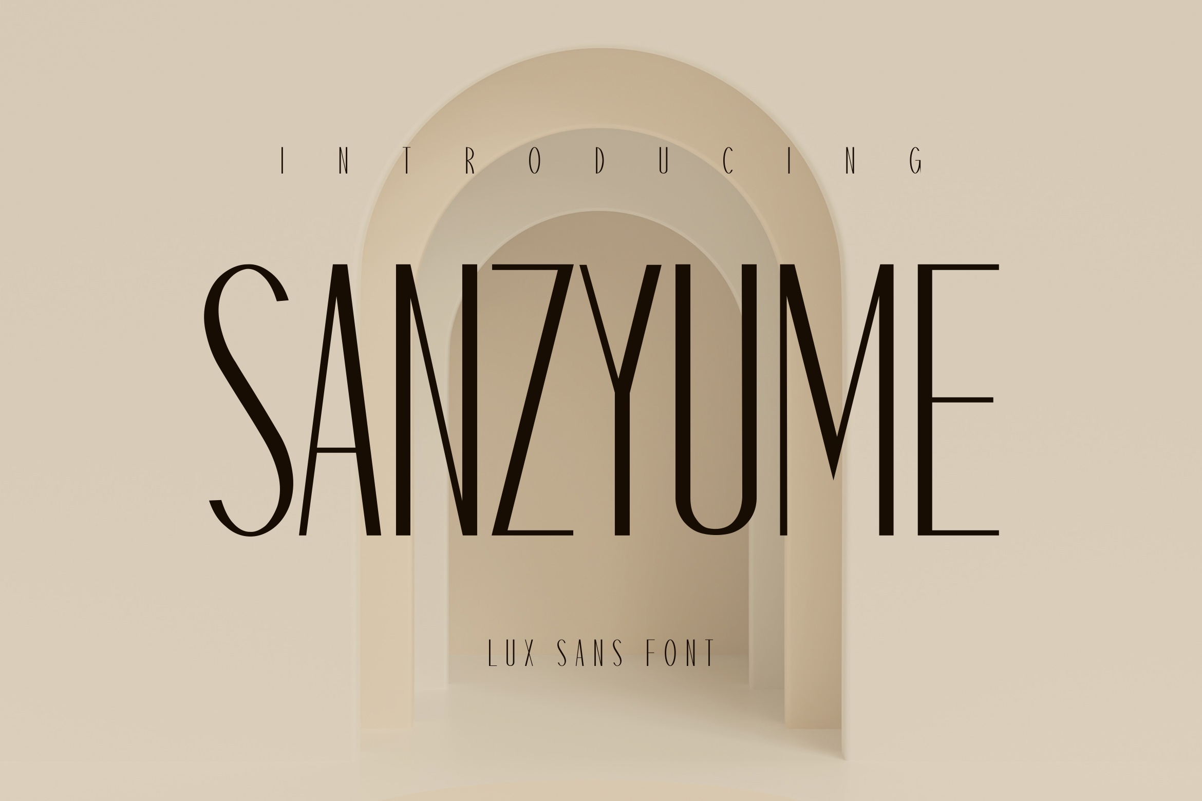 Шрифт Sanzyume